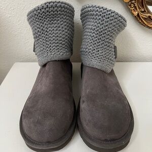 UGG Boots with Knit Detail